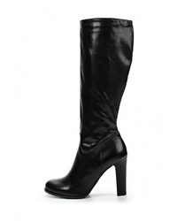 Черные кожаные сапоги от Bata