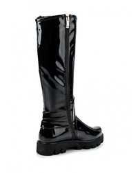 Черные кожаные сапоги от Betsy