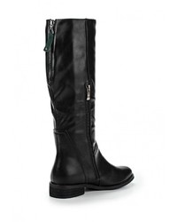 Черные кожаные сапоги от Betsy