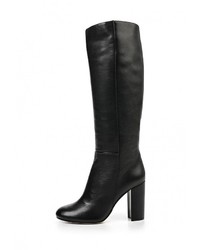 Черные кожаные сапоги от Calipso