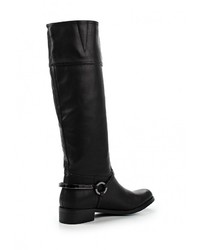 Черные кожаные сапоги от Carlo Bellini