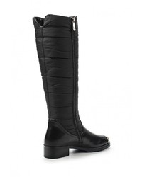 Черные кожаные сапоги от Carlo Bellini