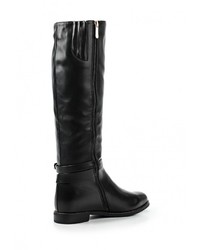 Черные кожаные сапоги от Carlo Bellini