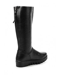 Черные кожаные сапоги от Catherine