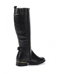 Черные кожаные сапоги от CLAUDIA GHIZZANI