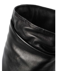 Черные кожаные сапоги от Gianvito Rossi