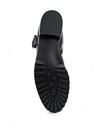 Черные кожаные сапоги от Elche