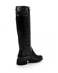 Черные кожаные сапоги от Elcherry