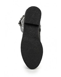 Черные кожаные сапоги от Exquily