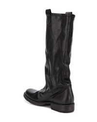 Черные кожаные сапоги от Fiorentini+Baker