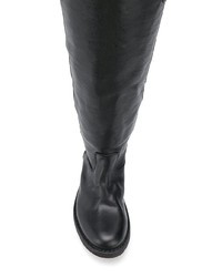 Черные кожаные сапоги от Fiorentini+Baker