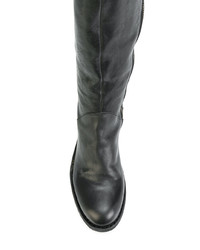 Черные кожаные сапоги от Fiorentini+Baker