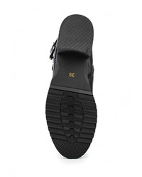 Черные кожаные сапоги от Fsabac