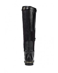 Черные кожаные сапоги от GANT