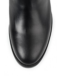 Черные кожаные сапоги от GANT