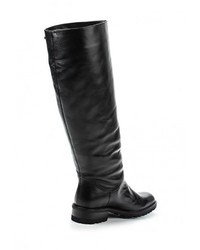 Черные кожаные сапоги от Giotto