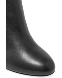 Черные кожаные сапоги от Saint Laurent