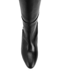 Черные кожаные сапоги от Via Roma 15