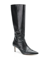 Черные кожаные сапоги от Christopher Kane