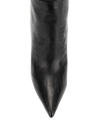 Черные кожаные сапоги от Alexandre Birman