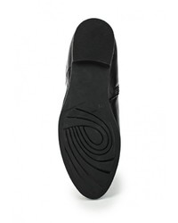 Черные кожаные сапоги от Hortos