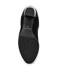 Черные кожаные сапоги от Hortos