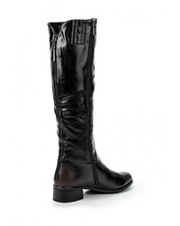 Черные кожаные сапоги от Item Black