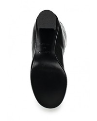 Черные кожаные сапоги от Jil Sander Navy