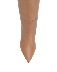 Черные кожаные сапоги от Marc Ellis