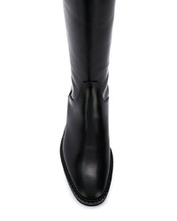 Черные кожаные сапоги от L'Autre Chose