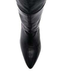 Черные кожаные сапоги от IRO