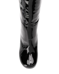 Черные кожаные сапоги от Maison Margiela