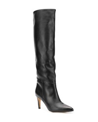 Черные кожаные сапоги от Parallèle