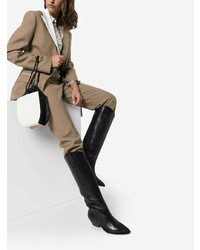 Черные кожаные сапоги от Isabel Marant