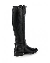Черные кожаные сапоги от La Coleccion