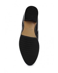 Черные кожаные сапоги от Laura Valorosa