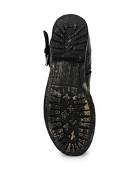 Черные кожаные сапоги от Lisaw