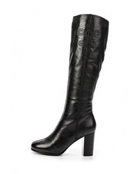 Черные кожаные сапоги от Lisette