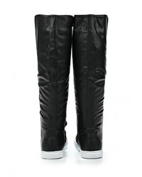 Черные кожаные сапоги от LOST INK