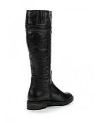 Черные кожаные сапоги от Mabu