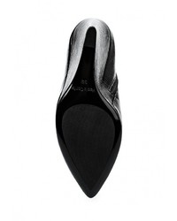 Черные кожаные сапоги от Paolo Conte