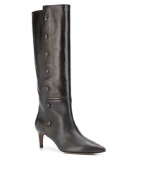 Черные кожаные сапоги от L'Autre Chose