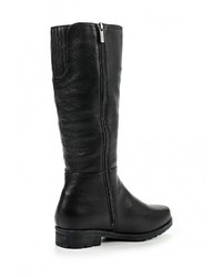 Черные кожаные сапоги от Provocante