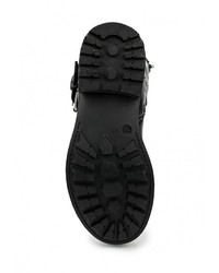 Черные кожаные сапоги от Retro Shoes