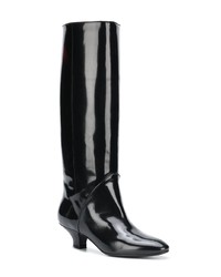 Черные кожаные сапоги от Marc Jacobs