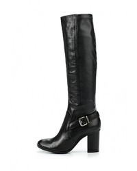 Черные кожаные сапоги от Schutz