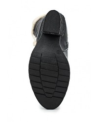 Черные кожаные сапоги от Spot On