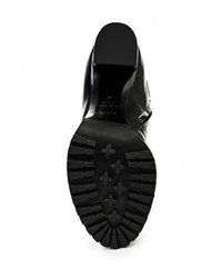 Черные кожаные сапоги от Vicini Tapeet