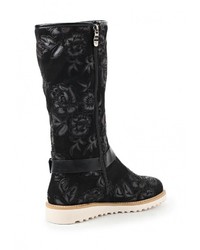 Черные кожаные сапоги от Wilmar