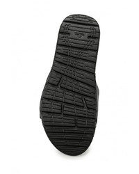 Мужские черные кожаные сланцы от Quiksilver